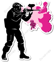 Pink - Standing Paintballer w/ Variants