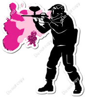 Pink - Standing Paintballer w/ Variants