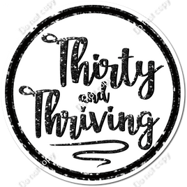 Thirty & Thriving Circle Statement w/ Variant