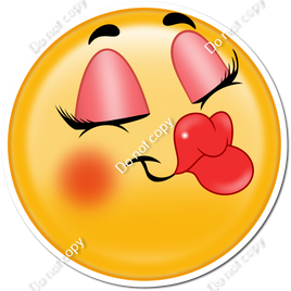 Emoji - Kiss Face with Lashes