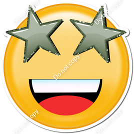 Emoji with Sage Star Eyes w/ Variants