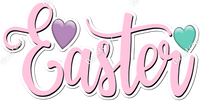 Flat Baby Pink Easter Statement w/ Variant