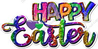 Rainbow Happy Easter Statement w/ Variants