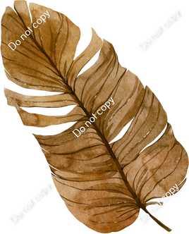 Brown Boho Leaf # 1 w/ Variants