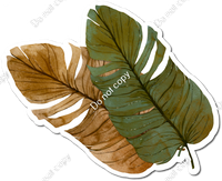 Sage & Brown Boho Leaf Bundle # 1 w/ Variants