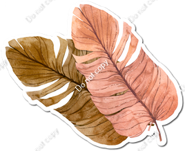 Rose Gold & Brown Boho Leaf Bundle # 1 w/ Variants