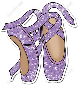 Lavender Sparkle Ballet Shoes w/ Variants