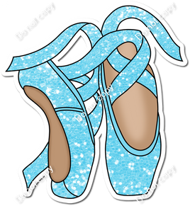 Baby Blue Sparkle Ballet Shoes w/ Variants