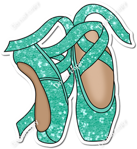 Mint Sparkle Ballet Shoes w/ Variants