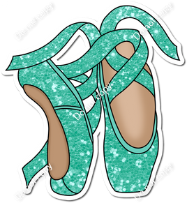 Mint Sparkle Ballet Shoes