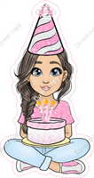 Baby Pink - Light Skin Tone - Blown Hair - Birthday Girl w/ Variants