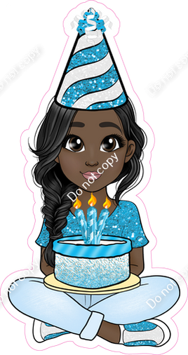 Caribbean - Dark Skin Tone - Birthday Girl w/ Variants