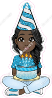 Caribbean - Dark Skin Tone - Birthday Girl w/ Variants