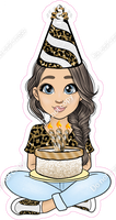 Gold Leopard - Light Skin Tone - Blown Hair - Birthday Girl w/ Variants