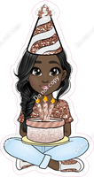 Rose Gold - Dark Skin Tone - Birthday Girl w/ Variants