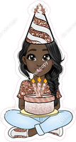 Rose Gold - Dark Skin Tone - Birthday Girl w/ Variants