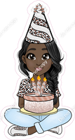 White Leopard - Dark Skin Tone - Birthday Girl w/ Variants