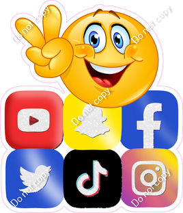 Emoji - Social Media Icons w/ Variants