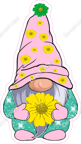 Spring Gnome w/ Baby Pink Hat w/ Variants