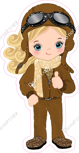 Aviator - Light Skin Tone - Blond - Girl - Champagne