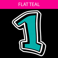 Flat - 23.5" GR Number Sets