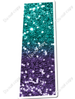 LG 23.5" Individuals - Teal / Purple Ombre Sparkle