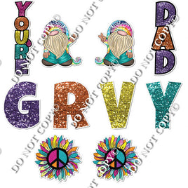 10 pc Groovy Dad Theme0457