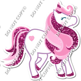 Pink Unicorn Standing on Three Feet