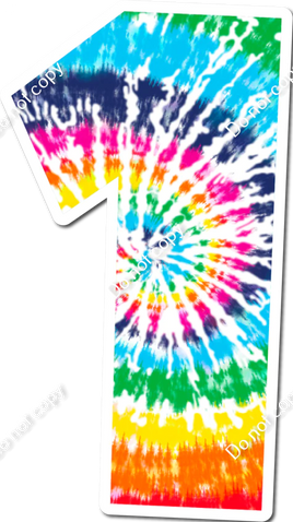 30" Individuals - Tie Dye