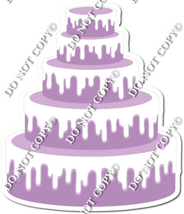 Flat Lavender Cake