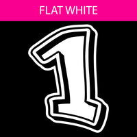 Flat - 23.5" GR Number Sets
