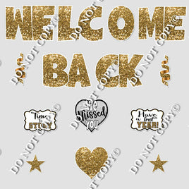 14 pc Gold Swift Welcome Back Theme0561