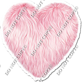 Baby Pink Fluffy Heart