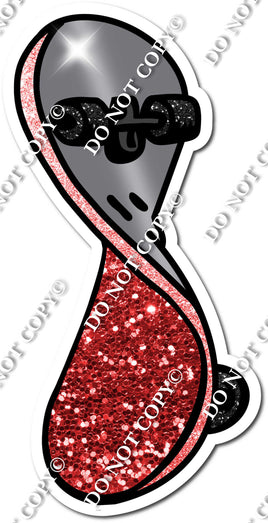 Red Sparkle Skateboard w/ Variants