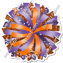 Pom-Pom - Orange & Purple w/ Variants