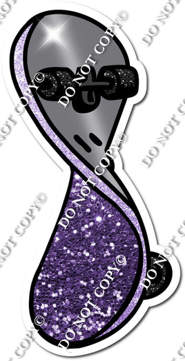 Purple Sparkle Skateboard w/ Variants