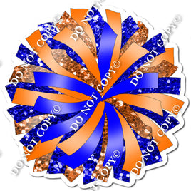 Pom-Pom - Orange & Blue w/ Variants