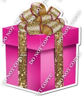 Sparkle - Hot Pink & Gold Present - Style 4