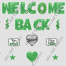 14 pc Lime Swift Welcome Back Theme0567
