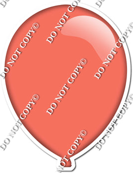 Flat - Coral Balloon - Style 1