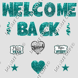 14 pc Teal Swift Welcome Back Theme0576