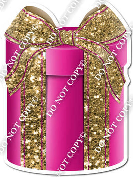Sparkle - Hot Pink & Gold Present - Style 3