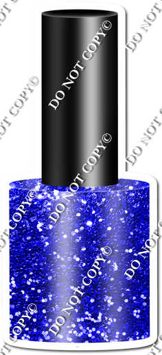 Sparkle Blue Nail Polish w/ Variant