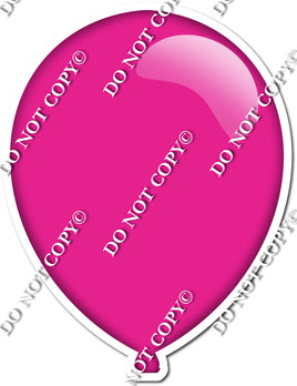 Flat - Hot Pink Balloon - Style 1