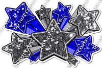 XL Star Bundle - Silver & Blue