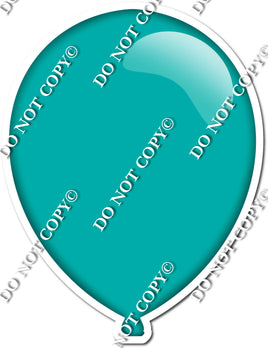 Flat - Teal Balloon - Style 1