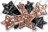 XL Star Bundle - Rose Gold & Black