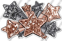 XL Star Bundle - Rose Gold & Silver