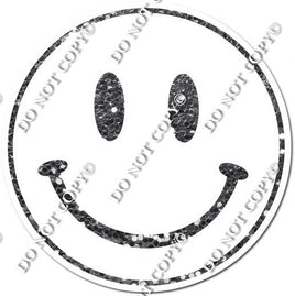 Sparkle Silver & White Smiley Face w/ Variants