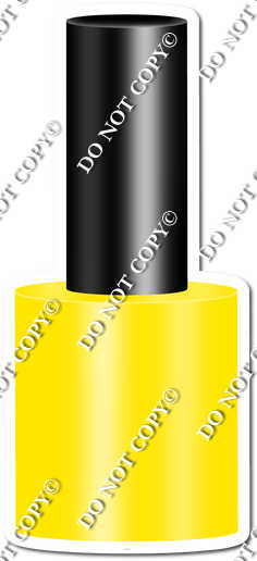Flat Yellow Nail Polish w/ Variant